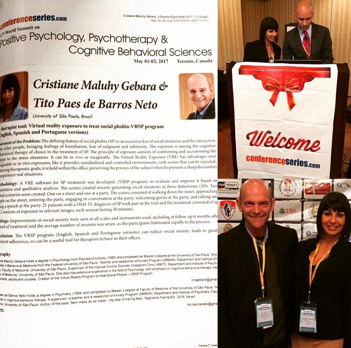 Cristiane Maluhy Gebara no 17th World Summit on Positive Psychology, Toronto, Canadá